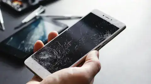 Broken mobile screen